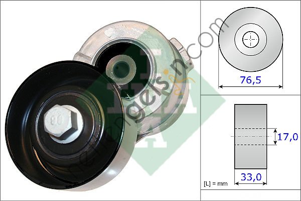 INA 534034110 VANTILATOR KAYIS GERGISI KUTUKLU STAREX / SORENTO 140hp CRDI (D4CB)  HYUNDAI BİNEK ALTERNATÖR GERGİ RULMANI