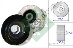 INA 534034110 VANTILATOR KAYIS GERGISI KUTUKLU STAREX / SORENTO 140hp CRDI (D4CB)  HYUNDAI BİNEK ALTERNATÖR GERGİ RULMANI
