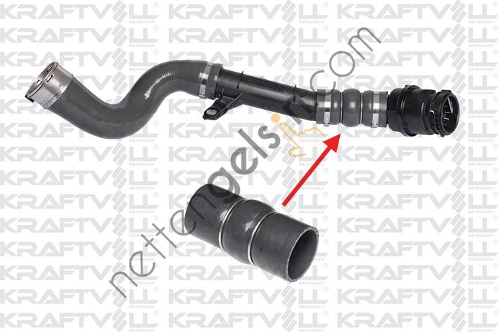 KRAFTVOLL 10031527 TURBO HORTUMU KUCUK PLASTIK PARCA HARIC LOGAN SANDERO DOKKER LODGY CLIO IV CAPTUR 1,5 DCI  RENAULT BİNEK TURBO HORTUMU