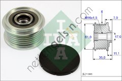 INA 535002210 ALTERNATOR RULMANI DUCATO 2,3 JTD 06> PASSAT 2,3 VR5 00> 038903119L (INA 535001410 EŞDEĞERİ) FIAT BİNEK ALTERNATÖR KASNAĞI