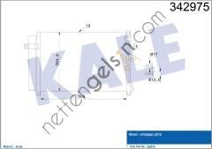 KALE 342975 KLIMA RADYATORU KOMPLE GETZ DIZEL 2003>  HYUNDAI BİNEK KLİMA RADYATÖRÜ