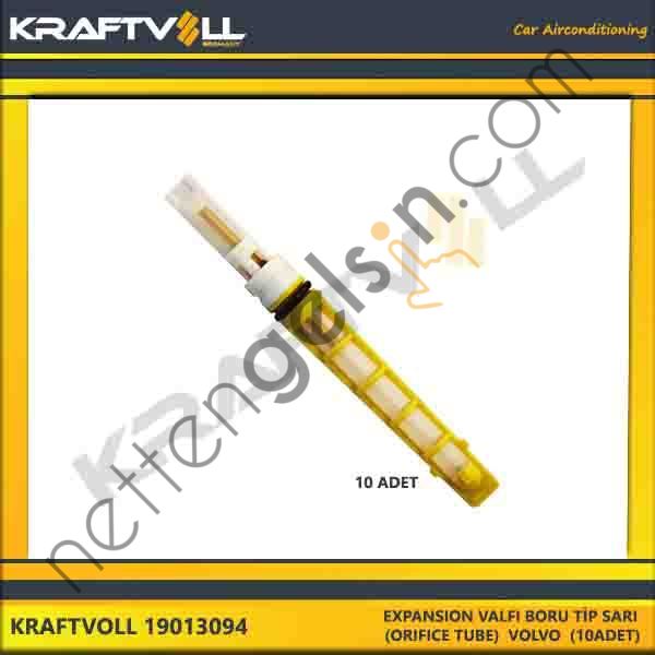 KRAFTVOLL 19013094 EXPANSION VALFI BORU TIP SARI (ORIFICE TUBE) VOLVO (10ADET)  GENEL BİNEK KLIMA SISTEM ÜRÜNLERI