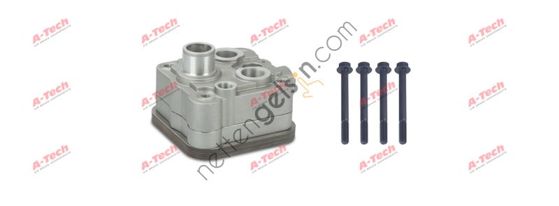 A-TECH 307.01.1210 KOMPRESOR SILINDIR KAPAGI KOMPLE MAN TGA TGS TGX NEOPLAN 92MM 4 CIVATALI D2066 D2676 EM SU SOGUTMALI  MAN AĞIR VASITA KOMPRESOR SILINDIR KAPAGI