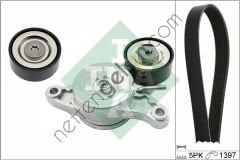 INA 529018010 KANALLI V KAYIS SETI MINI R55 R56 R57 R58 R59 R60 R61  BMW BİNEK V KAYIS GERGI SETI