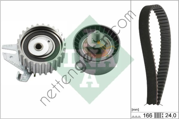 INA 530022610 TRIGER EKSANTRIK GERGI SETI PUNTO STILO ALFA 156 155-146 1.6 16V 1.8 16V 98> 94675  FIAT BİNEK TRİGER SETİ