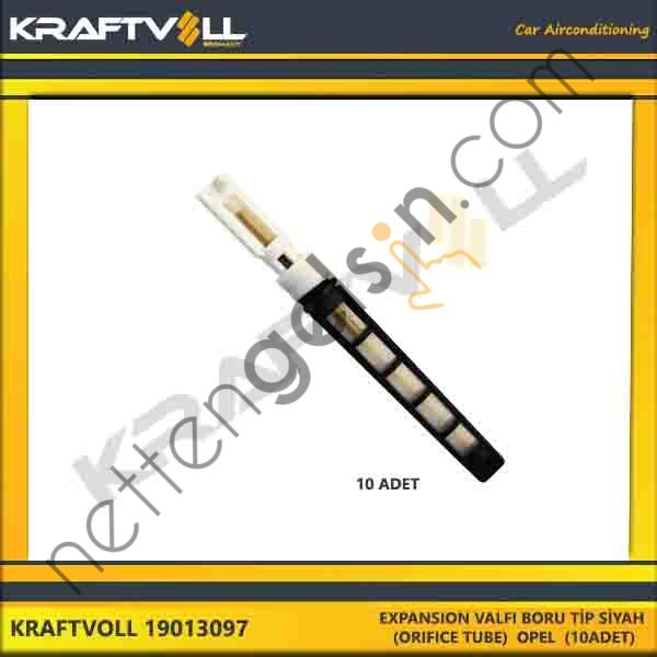 KRAFTVOLL 19013097 EXPANSION VALFI BORU TIP SIYAH (ORIFICE TUBE) OPEL (10ADET)  GENEL BİNEK KLIMA SISTEM ÜRÜNLERI