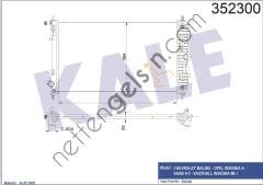 KALE 352300 MOTOR SU RADYATORU A,T, INSIGNIA 2,8 08>  OPEL BİNEK MOTOR SU RADYATORU