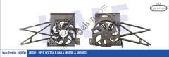 KALE 419100 KLIMA FAN MOTORU+DAVLUMBAZ KOMPLE VECTRA B  OPEL BİNEK FAN PERVANESİ