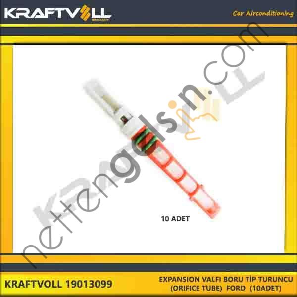 KRAFTVOLL 19013099 EXPANSION VALFI BORU TIP TURUNCU (ORIFICE TUBE) FORD (10ADET)  GENEL BİNEK KLIMA SISTEM ÜRÜNLERI