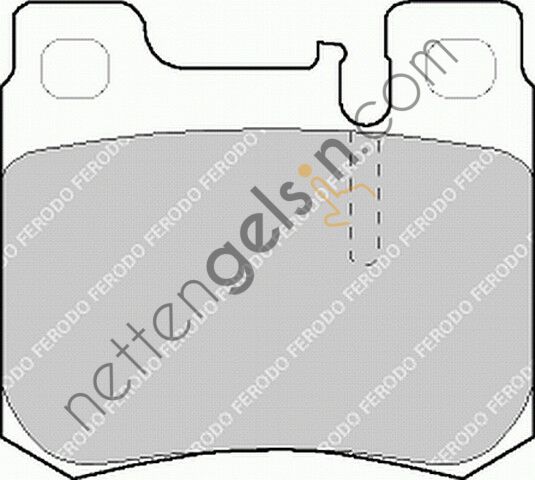 FERODO FDB693 FREN BALATASI ARKA W202 93>00 W124 85>92  MERCEDES BİNEK FREN BALATASI