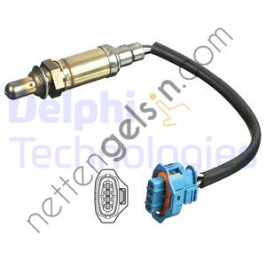 DELPHI ES20429-12B1 OKSIJEN SENSORU KONUM 2 (ON BORU) CRUZE  CHEVROLET BİNEK OKSİJEN SENSÖRÜ