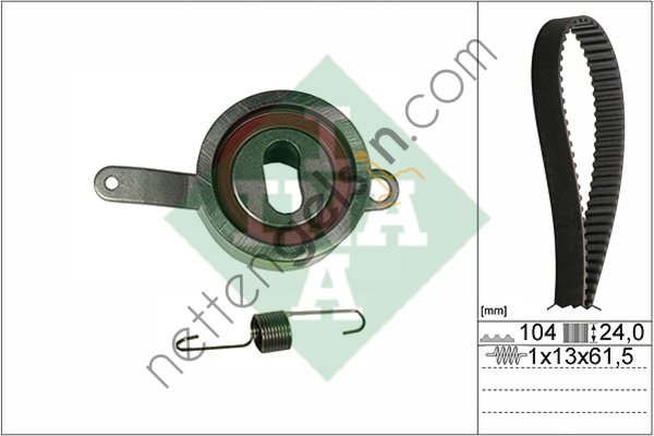 INA 530031410 EKSANTRIK RULMAN KITI (TRIGER SETI) HONDA CIVIC 1996 2000 1,6 MOTOR HRV 1999> (104×240)  HONDA BİNEK EKSANTRİK GERGİ RULMANI