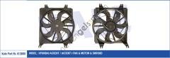 KALE 413800 RADYATOR FANI KOMPLE ACCENT 1994 2000  HYUNDAI BİNEK FAN MOTORU