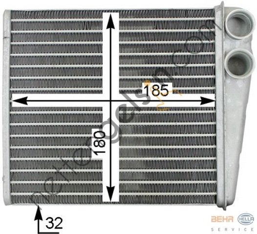 BEHR AH208000S KALORİFER RADYATÖRÜ VW CADDYIII,GOLFV (AH208000S) 1K0819031A VW