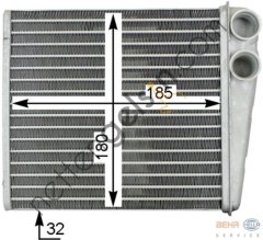 BEHR AH208000S KALORİFER RADYATÖRÜ VW CADDYIII,GOLFV (AH208000S) 1K0819031A VW