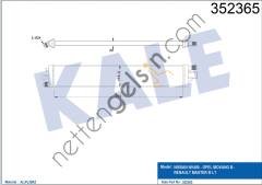 KALE 352365 TURBO RADYATORU INTERCOOLER RENAULT MASTER III 2.3DCI   RENAULT BİNEK TURBO RADYATÖRÜ