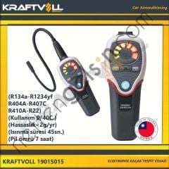 KRAFTVOLL 19015015 ELEKTRONIK KAÇAK TESPIT CIHAZI-(R134a-R1234yf-R404A-R407C-R410A-R22)-(Kullanim 0/40C.)-(Hassaslik<2g  GENEL BİNEK KLIMA SISTEM ÜRÜNLERI