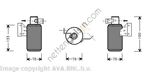 AVA VWD166 KLİMA TÜPÜ VW PASSAT 94-96 3A0820191 VW