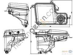 BEHR CRT203000S RAD. SU DEPOSU E-65/66/67 M-54 N-52/62/73 17137647713 BMW