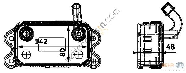BEHR CLC41000P YAĞ SOĞUTUCUSU S60&sol;S70&sol;S80&sol;XC70&sol;XC90 (CLC41000P) 9497225 VOLVO