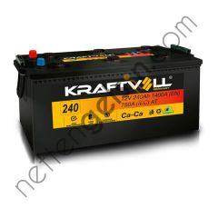KRAFTVOLL 18020009 AKU 12V 240 AH C (518×279×240)  AKU AĞIR VASITA AKÜ