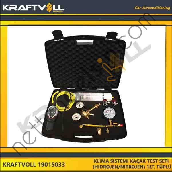KRAFTVOLL 19015033 KLIMA SISTEMI KAÇAK TEST SETI (HIDROJEN/NITROJEN) 1LT. TÜPLÜ  GENEL BİNEK KLIMA SISTEM ÜRÜNLERI
