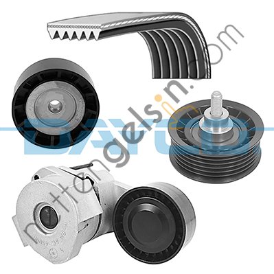 DAYCO KPV338 ALTERNATOR V KAYIS RULMAN SETI BOXER III JUMPER III 22DT C81 C96 C110 PUMA 06> KLIMALI  PEUGEOT-CITROEN BİNEK ALTERNATÖR GERGİ RULMANI