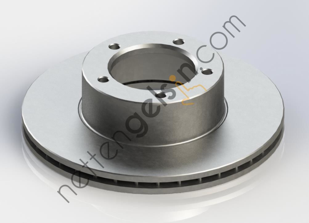 KRAFTVOLL 07040208 ON FREN AYNASI HAVALI 262mm TATA PICKUP 2WD 97-08  TATA BİNEK FREN DİSKİ