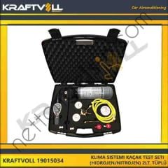 KRAFTVOLL 19015034 KLIMA SISTEMI KAÇAK TEST SETI (HIDROJEN/NITROJEN) 2LT. TÜPLÜ  GENEL BİNEK KLIMA SISTEM ÜRÜNLERI