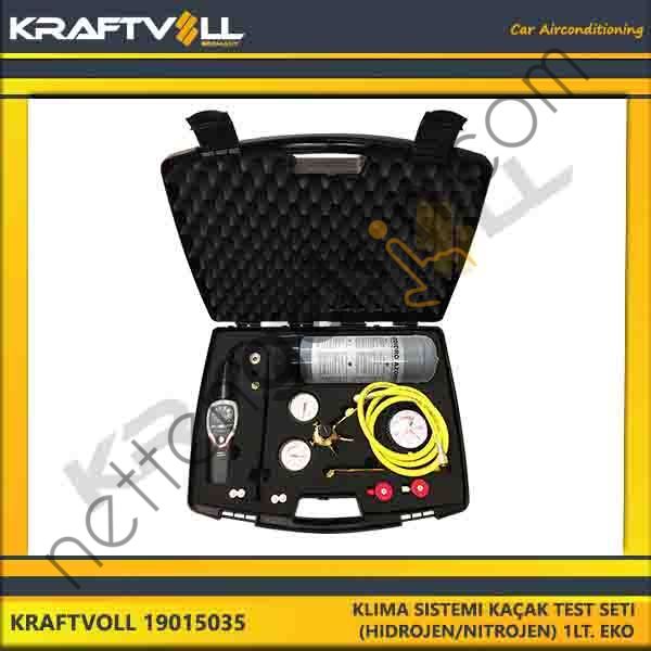 KRAFTVOLL 19015035 KLIMA SISTEMI KAÇAK TEST SETI ECO (HIDROJEN/NITROJEN) 1LT. TÜPLÜ  GENEL BİNEK KLIMA SISTEM ÜRÜNLERI