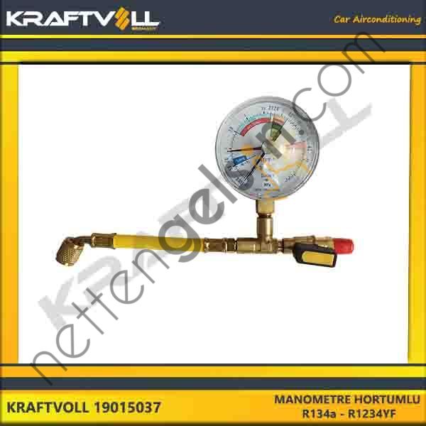 KRAFTVOLL 19015037 MANOMETRE HORTUMLU R134a - R1234YF  GENEL BİNEK KLIMA SISTEM ÜRÜNLERI