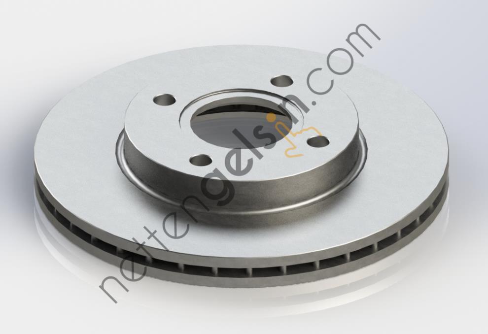 KRAFTVOLL 07040039 ON FREN AYNASI FOCUS 98--> FIESTA 00-->02 FUSION 11/02--> MAZDA 2 1,2/1,4/1,6 04/03-->  FORD BİNEK FREN DİSKİ