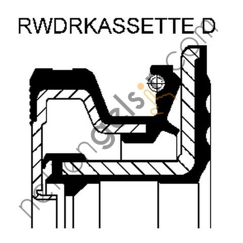 CORTECO 82015143 (01015143B) YAG KECESI 120X160X15.5X20 DAF  DAF AĞIR VASITA YAĞ KEÇESİ