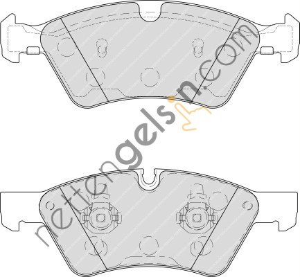 FERODO FDB1830 FREN BALATASI ON W211 03>08 S211 03>09 W164 05>11 W251 05>12  MERCEDES BİNEK FREN BALATASI