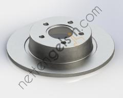 KRAFTVOLL 07040031 ARKA FREN AYNASI TOURNEO CONNECT / TRANSIT CONNECT 1,8 16V / 1,8DI / 1,8TDI ABS LI 09 / 02>  FORD BİNEK FREN DİSKİ