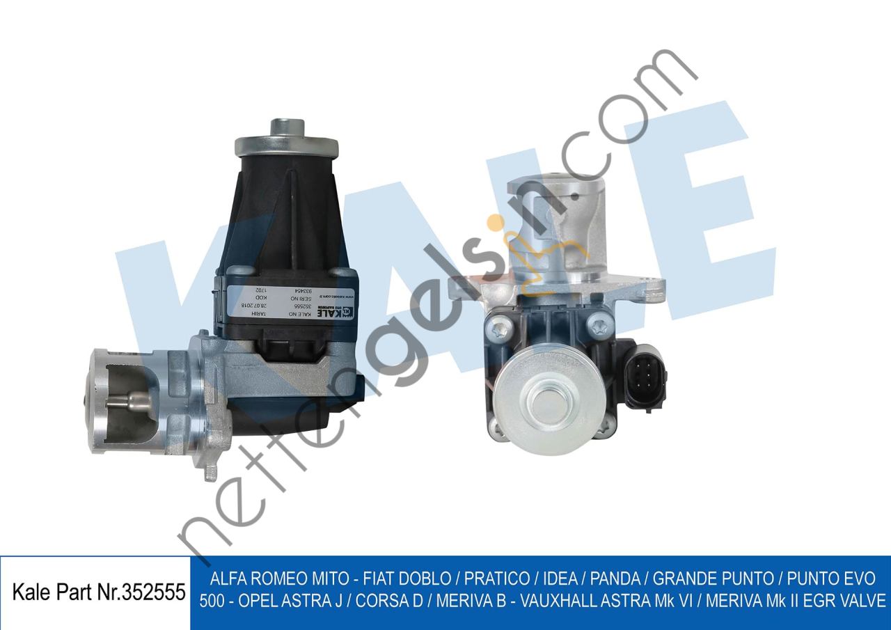 KALE 352555 EGR VALFI CORSA D ASTRA J A13DTC A13DTE / EURO5 NEMO BIPPER 1.3HDI GRANDE PUNTO PUNTO DOBLO 09>  FIAT BİNEK EGR VALFİ