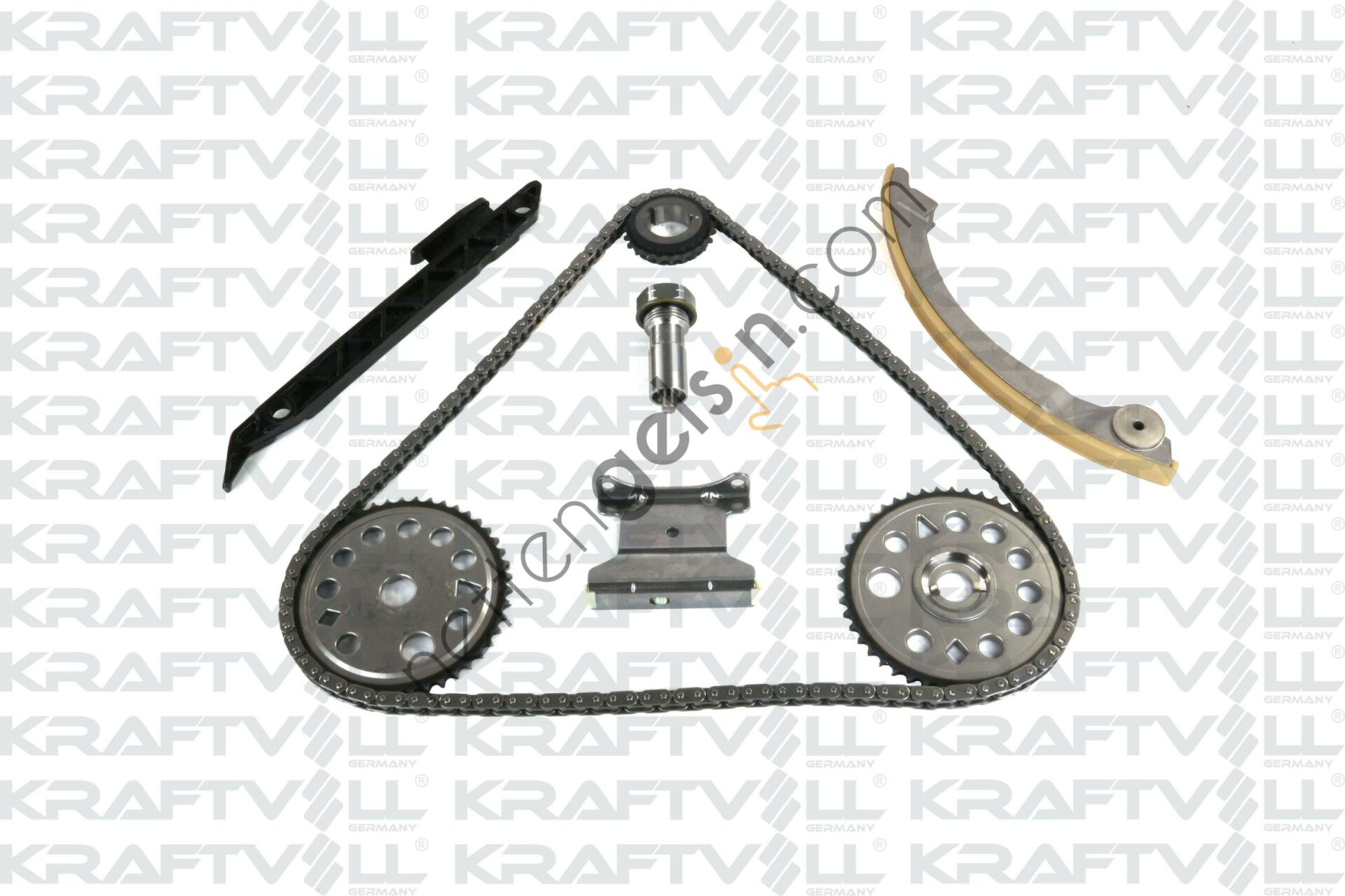 KRAFTVOLL 12100093 EKSANTRIK ZINCIR SETI VECTRA C 2,0 16V TURBO Z20NET  OPEL BİNEK MOTOR ZINCIR SETI