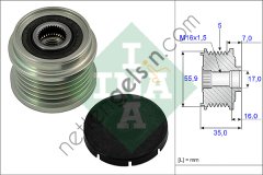INA 535000710 GERGİ KASNAĞI ŞARZ VW 1.8 T A6 97-05 058903119C VW