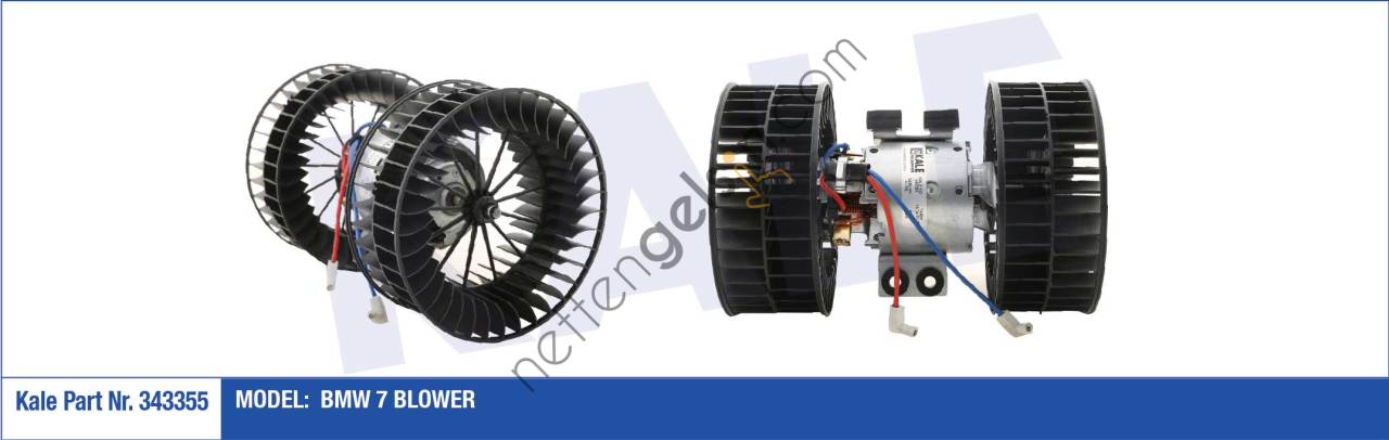 KALE 343355 KALORIFER MOTORU BMW E38 12V  BMW BİNEK KALORİFER MOTORU