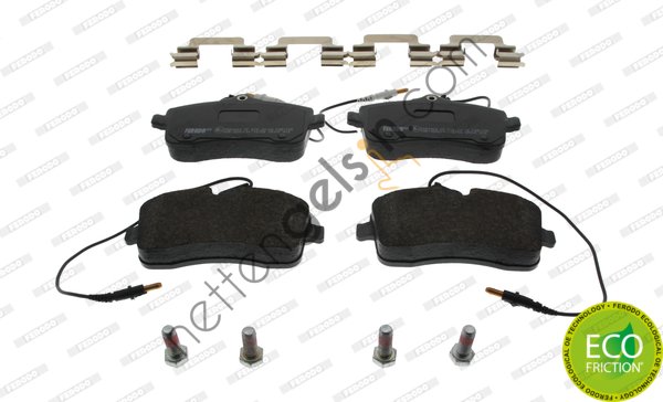 FERODO FDB1725 ON FREN BALATASI P407 1,6HDI 110 FAP,1,8-2,0-2,0 HDI 135 FAP 04-->FISLI   PEUGEOT-CITROEN BİNEK FREN BALATASI