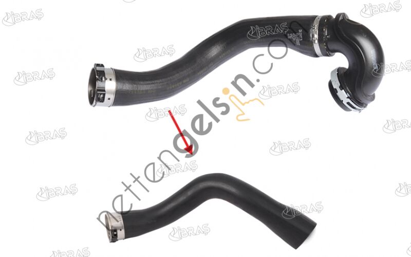 IBRAS 21606 TURBO ÇIKIŞ HORTUMU ARA (METAL UÇLU) İNSİGNİA A A20DT - A20DTC - A20DTE - A20DTH - Y20DTH  OPEL BİNEK TURBO HORTUMU