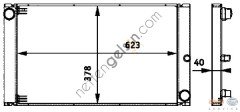 BEHR CR579000P RADYATÖR E-60 OTOM. 5.25D/5.30D/5.35D(CR579000P) 17117792832 BMW