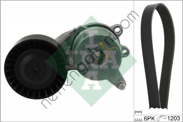 INA 529026210 V KAYIS GERGI SETI C1 II-108-AYGO 1.0  PEUGEOT-CITROEN BİNEK ALTERNATÖR GERGİ RULMANI