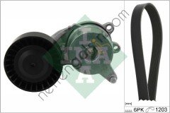INA 529026210 V KAYIS GERGI SETI C1 II-108-AYGO 1.0  PEUGEOT-CITROEN BİNEK ALTERNATÖR GERGİ RULMANI