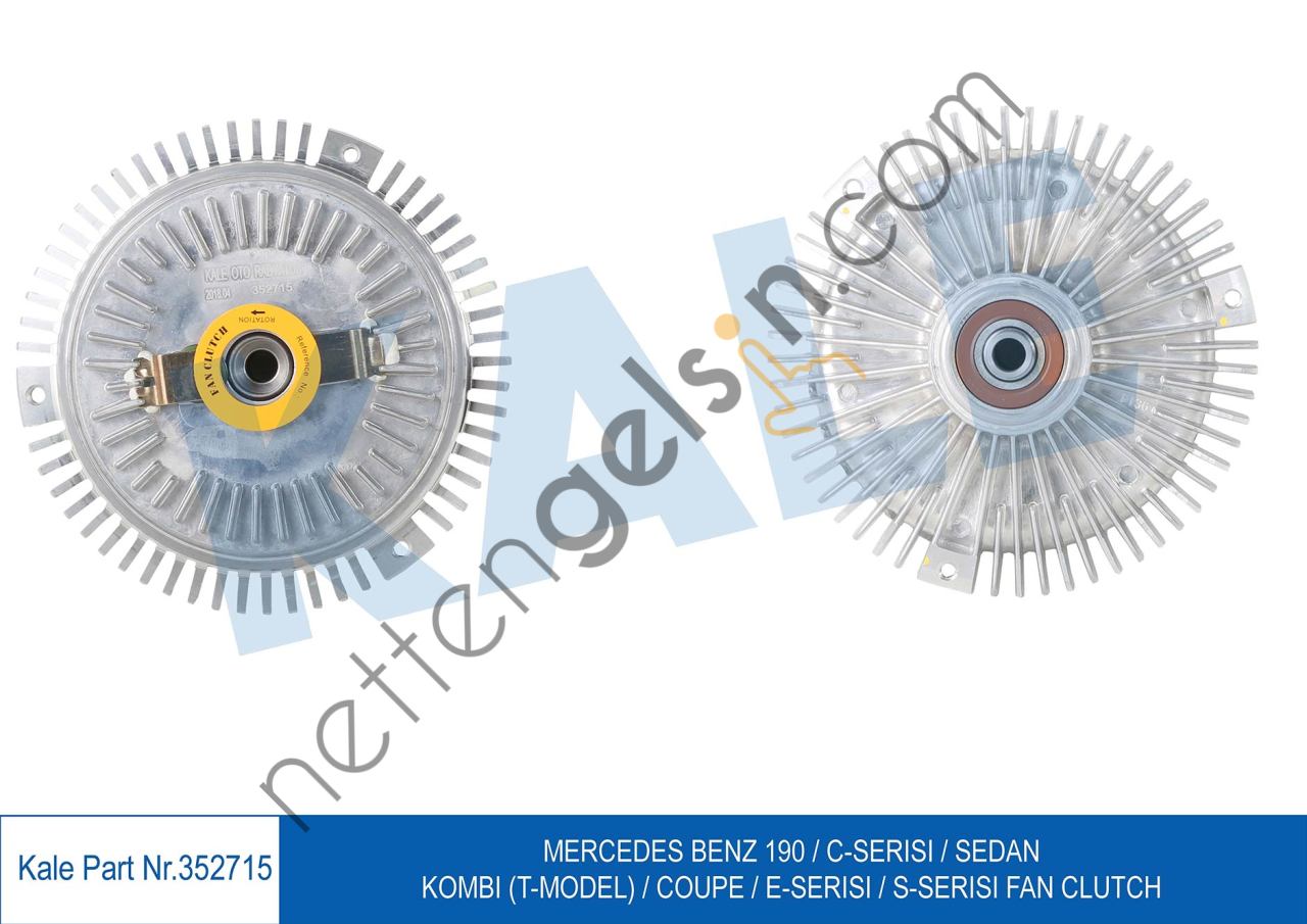 KALE 352715 FAN TERMIGI 190 W201 86>93 C124 87>93 W124 93>95 S124 86>93  MERCEDES BİNEK FAN TERMİĞİ
