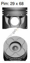 NURAL 87-102807-10 PİSTON OPEL 84,50 mm ASTRA-VECTRA X20DTL 80 ps  OPEL