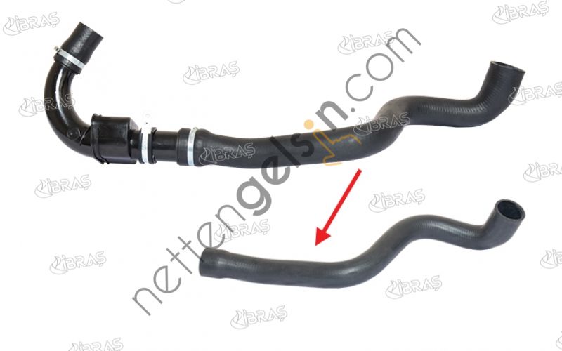 IBRAS 11158 TURBO HORTUMU BUYUK LOGAN MEGANE II 1,5DCI  DACIA BİNEK TURBO HORTUMU