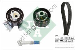 INA 530044910 TRIGER EKSANTRIK GERGI SETI C4 C4 PICASSO C5 II C5 III C8 JUMPY III EXPERT III 407 308 307 807 607  FORD BİNEK TRİGER SETİ