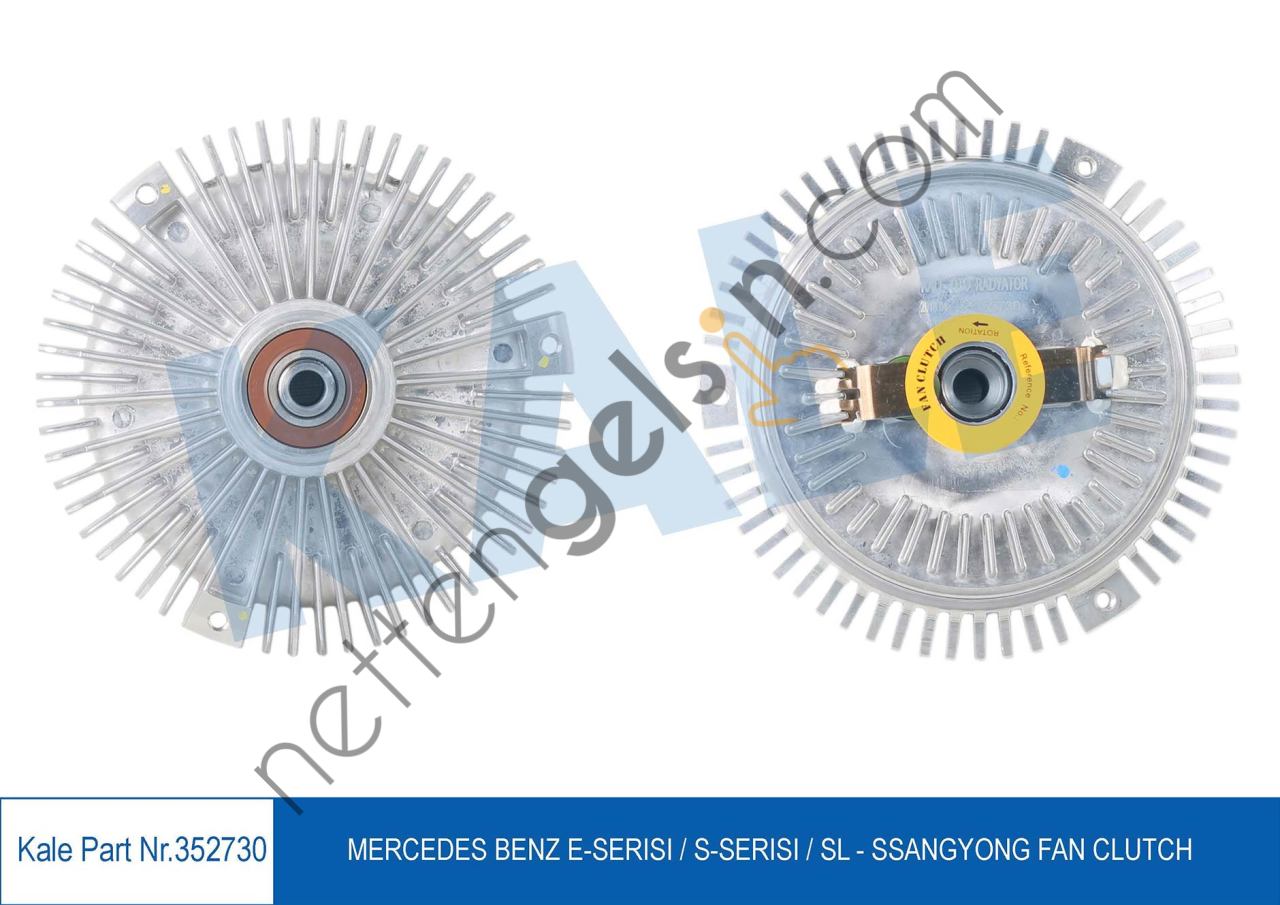 KALE 352730 FAN TERMIGI SSANGYON KORANDO 96>02 MUSSO 96>04 W210 96>97 A124 93>98 W140 93>98 R129 93>01  MERCEDES BİNEK FAN TERMİĞİ