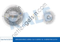KALE 352735 FAN TERMIGI W202 97>00 S202 97>01 W210 96>02 S210 96>03  MERCEDES BİNEK FAN TERMİĞİ